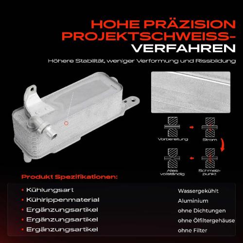 1x Ölkühler Motoröl für BMW 5er F90 G30 G31 540i 7er G11 G12 740 X3 F97 X4 Bild 1x Ölkühler Motoröl für BMW 5er F90 G30 G31 540i 7er G11 G12 740 X3 F97 X4