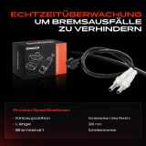 1x Warnkontakt Bremsbelagverschleiß Vorderachse für Citroën C5 III Break Peugeot 407 SW