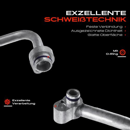 1x Niederdruckleitung Klimaanlage für VW Passat Beetle 5C1 5C2 5C7 5C8 Jetta IV Bild 1x Niederdruckleitung Klimaanlage für VW Passat Beetle 5C1 5C2 5C7 5C8 Jetta IV