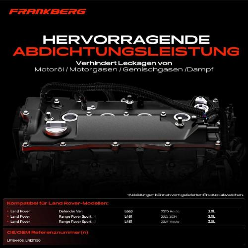 1x Ventildeckel Zylinderkopfhaube für Lund Rover Defender Van Range Rover Sport III Bild 1x Ventildeckel Zylinderkopfhaube für Lund Rover Defender Van Range Rover Sport III