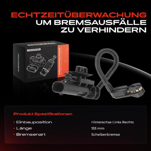 1x Warnkontakt Bremsbelagverschleiß Hinterachse für Land Rover Range Rover IV V Sport Bild 1x Warnkontakt Bremsbelagverschleiß Hinterachse für Land Rover Range Rover IV V Sport