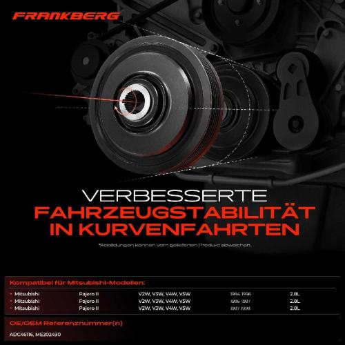 1x Riemenscheibe Kurbelwelle für Mitsubishi Pajero II V2W V3W V4W V5W Bild 1x Riemenscheibe Kurbelwelle für Mitsubishi Pajero II V2W V3W V4W V5W