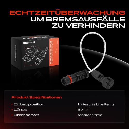 1x Warnkontakt Bremsbelagverschleiß Hinterachse für Mercedes-Benz T1 601 602 T2 Vario Bild 1x Warnkontakt Bremsbelagverschleiß Hinterachse für Mercedes-Benz T1 601 602 T2 Vario
