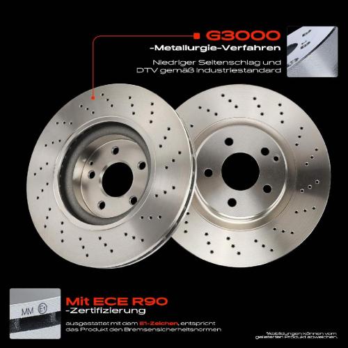 2x Bremsscheiben Vorderachse für Mercedes-Benz E-Klasse T-Model W211 S211 R230 2001-2012 Bild 2x Bremsscheiben Vorderachse für Mercedes-Benz E-Klasse T-Model W211 S211 R230 2001-2012