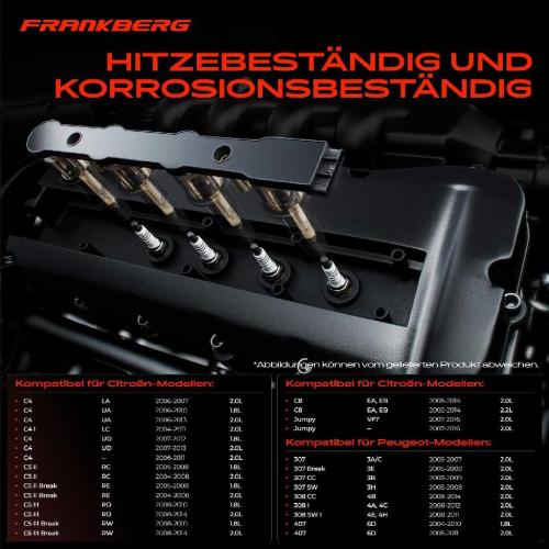 1x Zündspule Zündkerze für Citroën C4 Coupe Grand Picasso I MPV Stufenheck C5 II Break III C8 Jumpy Kasten Bild 1x Zündspule Zündkerze für Citroën C4 Coupe Grand Picasso I MPV Stufenheck C5 II Break III C8 Jumpy Kasten