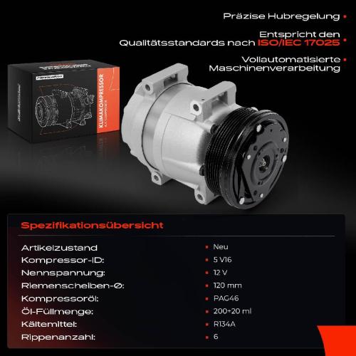 1x Klimakompressor für Chevrolet Cruze J300 Epica KL1 2.0L 2.5L 2005-2016 Bild 1x Klimakompressor für Chevrolet Cruze J300 Epica KL1 2.0L 2.5L 2005-2016