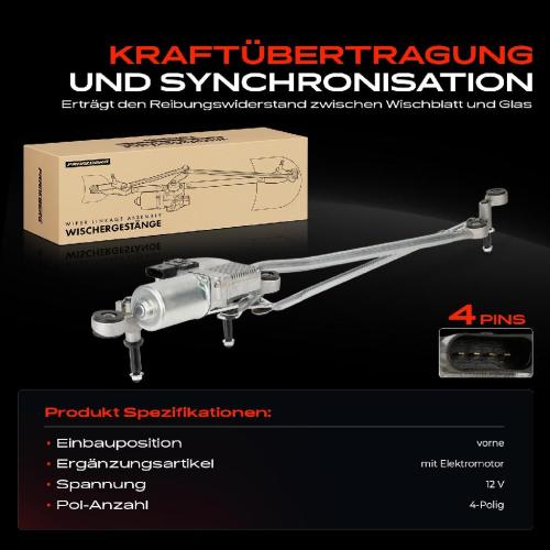Frankberg 1x Wischerarm Scheibenwischer Vorne für Audi Q7 4LB 3.0L 2006-2015 Bild Frankberg 1x Wischerarm Scheibenwischer Vorne für Audi Q7 4LB 3.0L 2006-2015