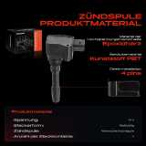 1x Zündmodul Zündspule für Porsche Cayenne 92A Macan 95B Panamera 970 3.6L 3.0L Bj ab 2013