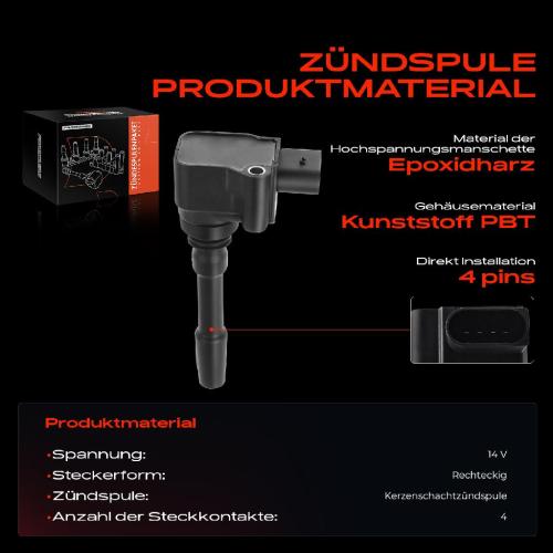 1x Zündmodul Zündspule für Porsche Cayenne 92A Macan 95B Panamera 970 3.6L 3.0L Bj ab 2013 Bild 1x Zündmodul Zündspule für Porsche Cayenne 92A Macan 95B Panamera 970 3.6L 3.0L Bj ab 2013