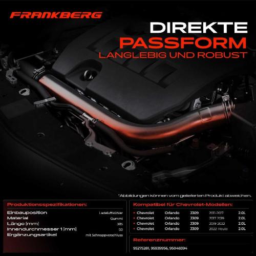 1x Kühlerschlauch Turboschlauch für Chevrolet Orlando J309 2.0L Bj ab 2011 Bild 1x Kühlerschlauch Turboschlauch für Chevrolet Orlando J309 2.0L Bj ab 2011