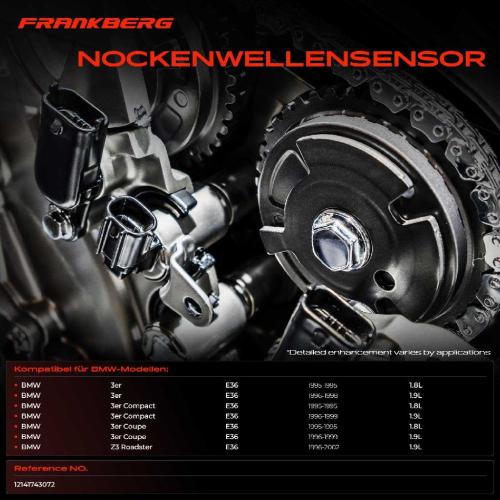 1x Nockenwellenposition Sensor für BMW 3er E36 Compact Coupe Z3 Roadster 1995-2002 Bild 1x Nockenwellenposition Sensor für BMW 3er E36 Compact Coupe Z3 Roadster 1995-2002