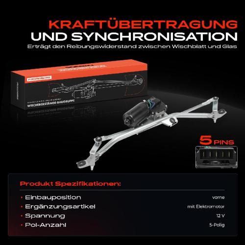 Frankberg 1x Wischerarm Scheibenwischer Vorne für VW Passat Variant Audi A4 Avant Bild Frankberg 1x Wischerarm Scheibenwischer Vorne für VW Passat Variant Audi A4 Avant