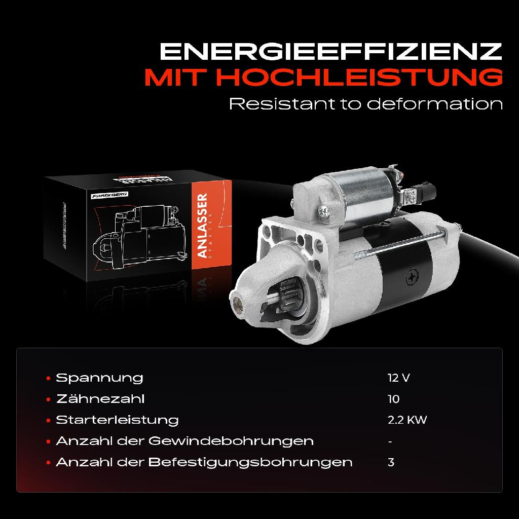 1x Anlasser Starter für Jeep Cherokee KJ 2.5L 2001-2008