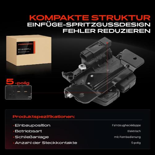 1x Heckklappenschloss für BMW 3er F34 4er F36 5er F11 X3 F25 X4 F26 Bild 1x Heckklappenschloss für BMW 3er F34 4er F36 5er F11 X3 F25 X4 F26