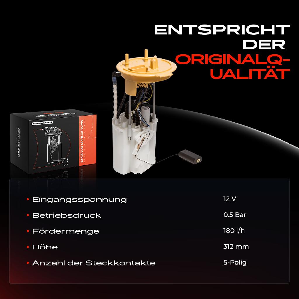 1x Kraftstoffpumpe für VW Passat 3C2 Passat CC 357 Passat Variant 3C5 2.0L 2005-2012