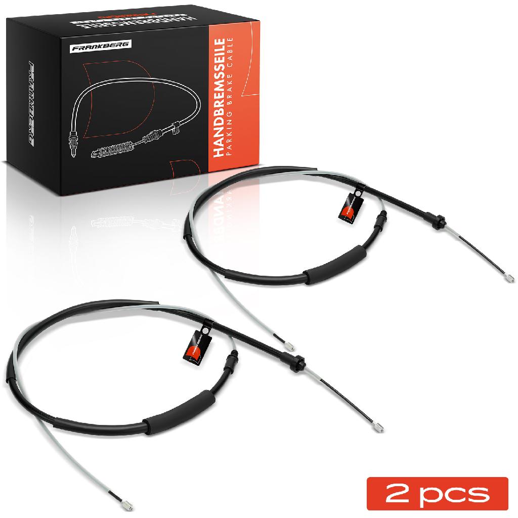 2x Seilzug Feststellbremse Hinterachse beidseitig für Peugeot 208 I CA CC Citroën C3 3 SX SY