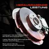 4x Ankerblech Bremsscheibe Vorne und Hinten für VW Golf Audi A3 8L1 Seat Leon Skoda