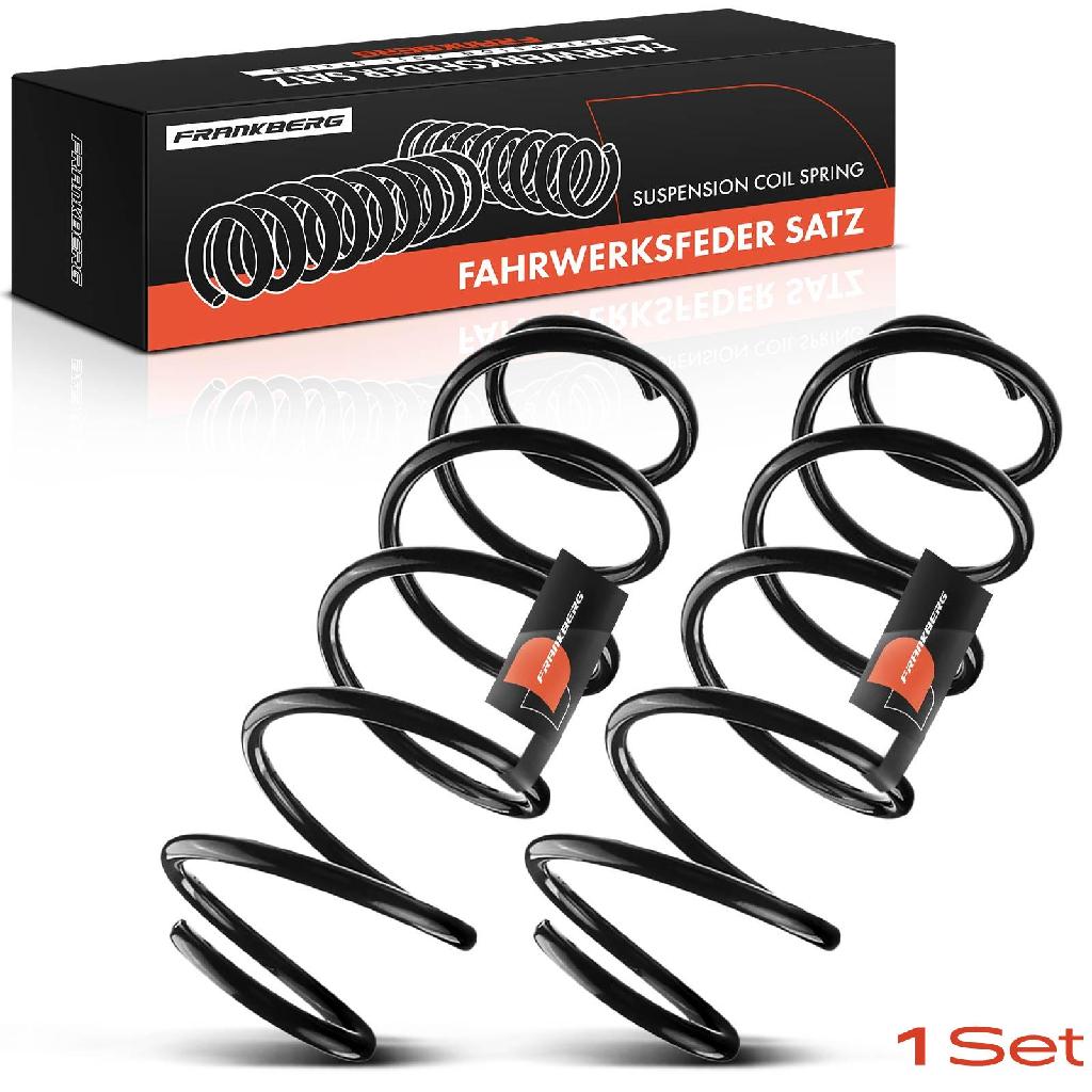 Frankberg 2x Fahrwerksfeder Vorderachse für Peugeot 207 WA WC 207 CC WD 207 SW WK 1.4L 1.6L 2006-2015