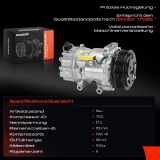 1x Klimakompressor für Citroën C4 LC LA UA Peugeot 307 307 SW Partner