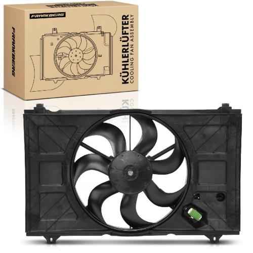 Frankberg 1x Motorkühller Einfachlüfter mit Kühlerlüfterrahmen KIA Rio II JB 2005-2011 Bild Frankberg 1x Motorkühller Einfachlüfter mit Kühlerlüfterrahmen KIA Rio II JB 2005-2011