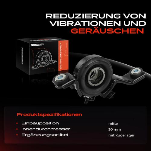 1x Lagerung Gelenkwelle Kardanwellenlager für Citroën C-Crosser Peugeot Mitsubishi Bild 1x Lagerung Gelenkwelle Kardanwellenlager für Citroën C-Crosser Peugeot Mitsubishi