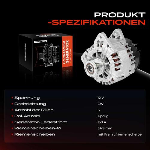 1x Lichtmaschine Generator für Renault Clio II III IV Megane Scénic II Dacia Bild 1x Lichtmaschine Generator für Renault Clio II III IV Megane Scénic II Dacia