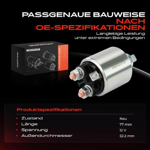 1x Magnetschalter Starter für Opel Astra F Vectra B CC Caravan 1.7L 1991-1998 Bild 1x Magnetschalter Starter für Opel Astra F Vectra B CC Caravan 1.7L 1991-1998
