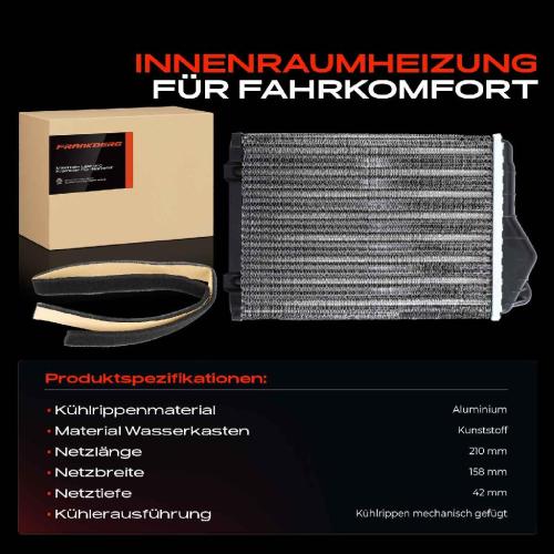 1x Wärmetauscher Innenraumheizung für Chrysler Neon II PT Cruiser Dodge 2.0L 2.4L Bild 1x Wärmetauscher Innenraumheizung für Chrysler Neon II PT Cruiser Dodge 2.0L 2.4L