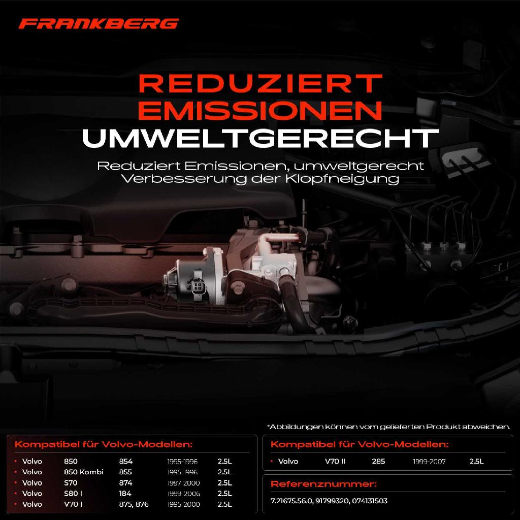 1x AGR-Ventil Abgasrückführungsventil für Volvo 850 854 850 Kombi 855 S70 874 S80 I 184 V70 I 875 876