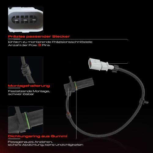 1x Kurbelwellensensor Impulsgeber für VW Bora New Beetle Audi A3 Seat Skoda Fabia I Bild 1x Kurbelwellensensor Impulsgeber für VW Bora New Beetle Audi A3 Seat Skoda Fabia I