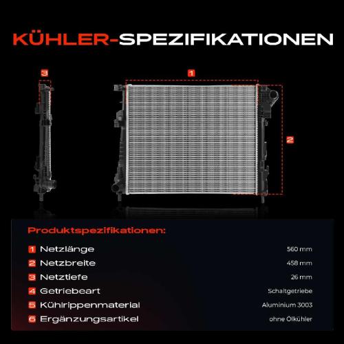 Frankberg 1x Kühler Wasserkühler Motorkühler für Opel Vivaro Renault Trafic Nissan Primastar Bild Frankberg 1x Kühler Wasserkühler Motorkühler für Opel Vivaro Renault Trafic Nissan Primastar