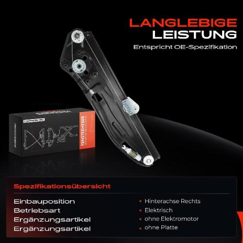 1x Fensterheber Hinten Rechts für BMW 7er E65 E66 E67 Limousine 01-09 Bild 1x Fensterheber Hinten Rechts für BMW 7er E65 E66 E67 Limousine 01-09