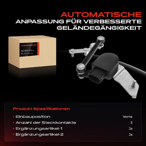 1x Höhensensor Niveauregulierung Hinten Rechts für Volvo S80 II 124 V70 III 135 XC70 II Bild 1x Höhensensor Niveauregulierung Hinten Rechts für Volvo S80 II 124 V70 III 135 XC70 II