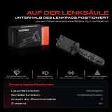 1x Kombischalter Lenkstockschalter für Citroën Xantia X1 X2 Peugeot 406 8B 8E 8C