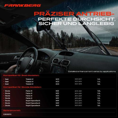 1x Wischermotor Scheibenwischermotor Vorne für Skoda Fabia III Rapid Seat Toledo IV Bild 1x Wischermotor Scheibenwischermotor Vorne für Skoda Fabia III Rapid Seat Toledo IV