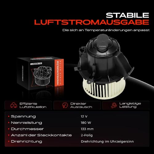 1x Gebläsemotor Innenraumgebläse für Citroën C3 Aircross II 2C Opel Crossland X P17 Bild 1x Gebläsemotor Innenraumgebläse für Citroën C3 Aircross II 2C Opel Crossland X P17