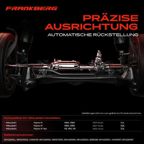 1x Lenkgetriebe Servolenkgetriebe für Mitsubishi Pajero IV Van V8 V9 SUV Bj ab 2006 3.2L 3.8L Bild 1x Lenkgetriebe Servolenkgetriebe für Mitsubishi Pajero IV Van V8 V9 SUV Bj ab 2006 3.2L 3.8L