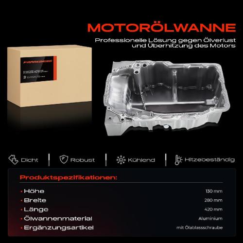 Frankberg 1x lwanne Motor lwanne f r VW Golf 7 Audi A3 8V Seat Ibiza IV Leon Skoda Fabia III Octavia III Bild Frankberg 1x lwanne Motor lwanne f r VW Golf 7 Audi A3 8V Seat Ibiza IV Leon Skoda Fabia III Octavia III