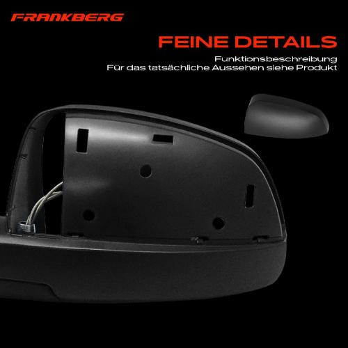 Frankberg 1x Außenspiegel Links für Opel Meriva X03 1.2L 1.4L 1.6L 1.7L 1.8L 2003-2010 Bild Frankberg 1x Außenspiegel Links für Opel Meriva X03 1.2L 1.4L 1.6L 1.7L 1.8L 2003-2010