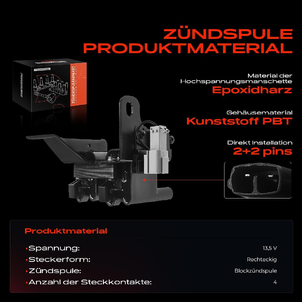 1x Zündmodul Zündspule für KIA Rio Schrägheck DC Rio Stufenheck 1.3L 2000-2005
