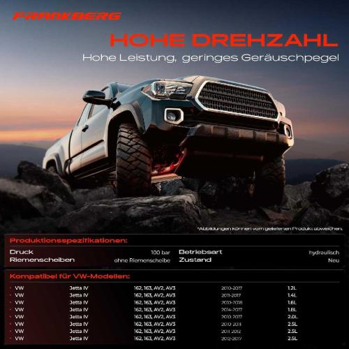 1x Servopumpe hydraulisch für VW Jetta IV 162 163 AV2 AV3 1.2L-2.5L 2010-2020 Bild 1x Servopumpe hydraulisch für VW Jetta IV 162 163 AV2 AV3 1.2L-2.5L 2010-2020