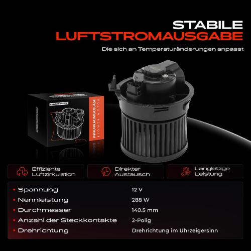 Frankberg 1x Gebläsemotor Innenraumgebläse für Citroën C4 II DS4 Peugeot 2007-2020 Bild Frankberg 1x Gebläsemotor Innenraumgebläse für Citroën C4 II DS4 Peugeot 2007-2020