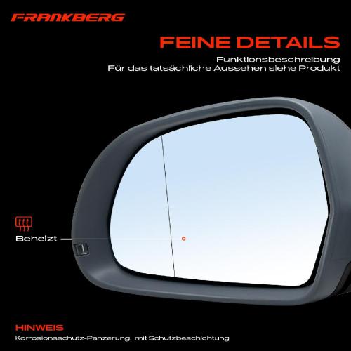 Frankberg 1x Außenspiegel Links für Audi A4 Allroad Avant 8K2 8KH 8K5 2007-2016 Bild Frankberg 1x Außenspiegel Links für Audi A4 Allroad Avant 8K2 8KH 8K5 2007-2016