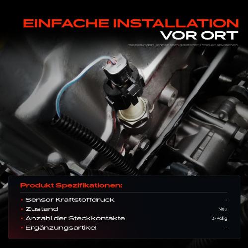 1x Sensor Kraftstoffdruck für Nissan Juke F15 Micra Note Patrol Renault Clio IV BH Bild 1x Sensor Kraftstoffdruck für Nissan Juke F15 Micra Note Patrol Renault Clio IV BH