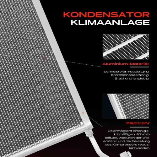 Frankberg 1x Kondensator Klimaanlage für Ford Fiesta VII Van HF HJ 1.1L Bild Frankberg 1x Kondensator Klimaanlage für Ford Fiesta VII Van HF HJ 1.1L