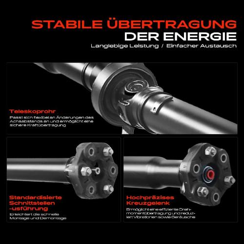 Frankberg 1x Kardanwelle Gelenkwelle Hinterachse für BMW 3 Gran Turismo F34 2.0L 2013-2016 Bild Frankberg 1x Kardanwelle Gelenkwelle Hinterachse für BMW 3 Gran Turismo F34 2.0L 2013-2016