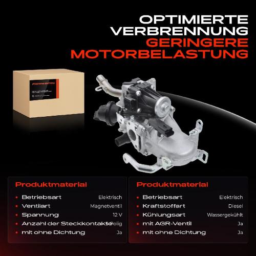 Frankberg 1x AGR-Ventil Abgasrückführungsventil für Citroën Berlingo Kasten/MPV Multispace Fiat Peugeot Volvo Bild Frankberg 1x AGR-Ventil Abgasrückführungsventil für Citroën Berlingo Kasten/MPV Multispace Fiat Peugeot Volvo