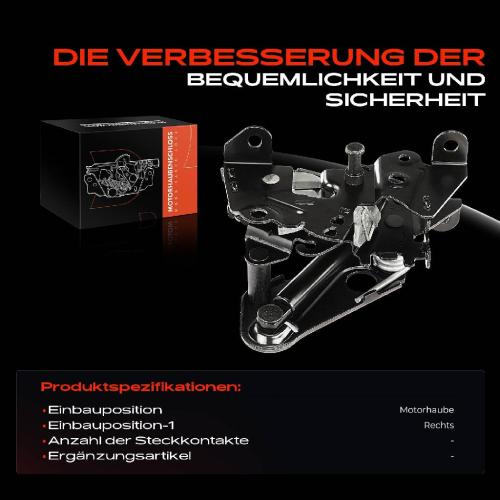 1x Motorhaubenschloss Motorhaube für BMW 5er F10 Touring F11 F18 6er F12 F13 7er F01 Bild 1x Motorhaubenschloss Motorhaube für BMW 5er F10 Touring F11 F18 6er F12 F13 7er F01