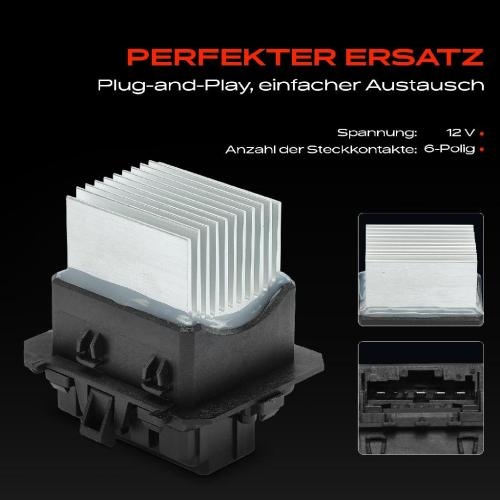 1x Widerstand Vorwiderstand Gebläsemotor für Opel Vivaro Combi Renault Trafic Bild 1x Widerstand Vorwiderstand Gebläsemotor für Opel Vivaro Combi Renault Trafic