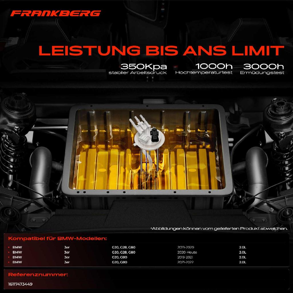 1x Kraftstoffpumpe für BMW 3er G20 G28 G80 G20 G80 2.0L Bj ab 2019